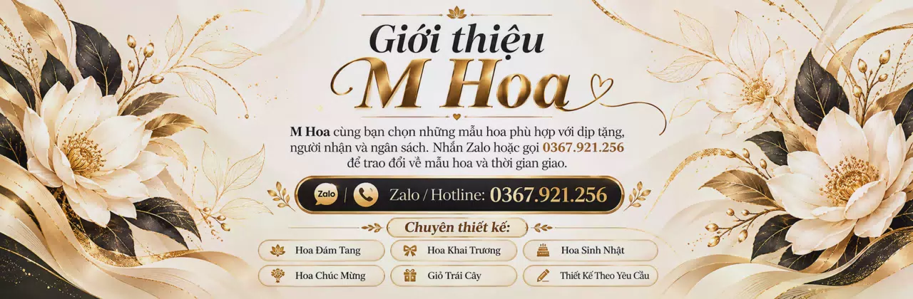 Ảnh bìa Shop hoa tươi Phường Song Liễu Bắc Ninh - Từ lời nhắn đến món hoa vừa ý